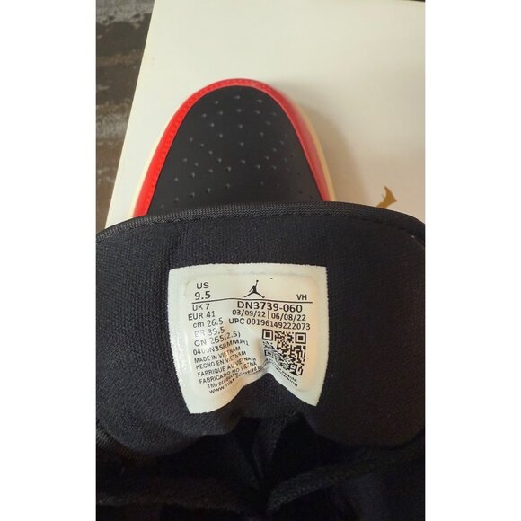 Women's Air Jordan 1 Low SE Black Multi-Color Size 9.5- DN3739-060 - Picture 9 of 10